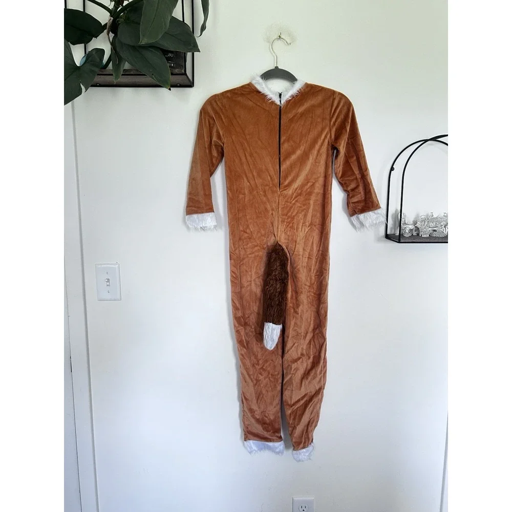 NWT Spooktacular Creations Orange Fox Halloween Dress Up Costume Medium 8/10